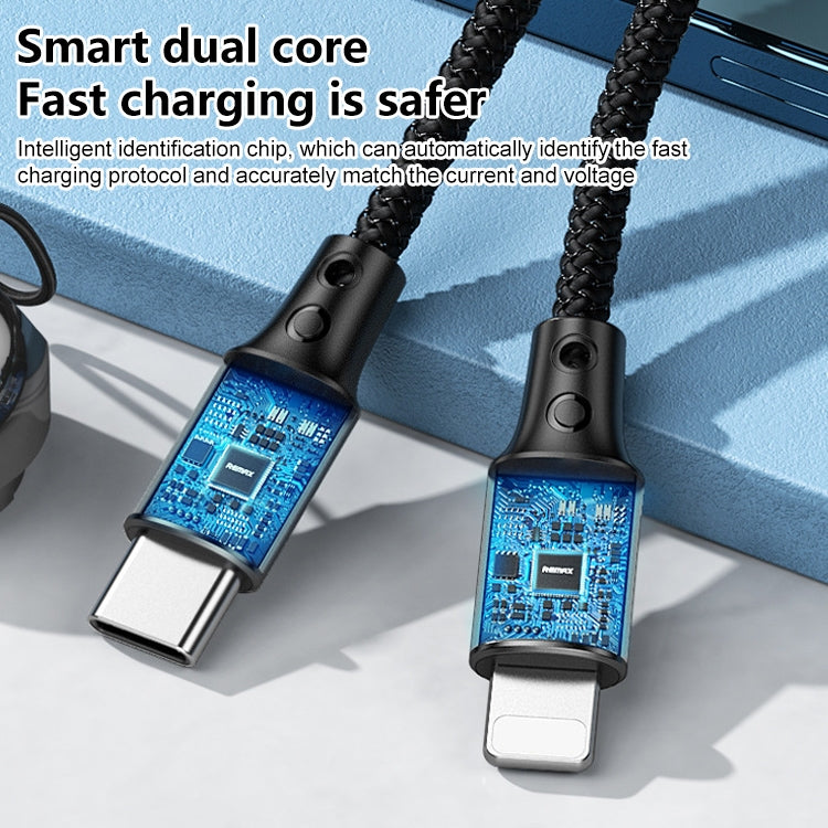 สายชาร์จพกพา REMAX RC-140i Thor Series PD 20W USB-C / Type-C เป็น 8 Pin พร้อมสายคล้อง ความยาวสาย 1.2 ม., USB-C / Type-C เป็น 8 Pin