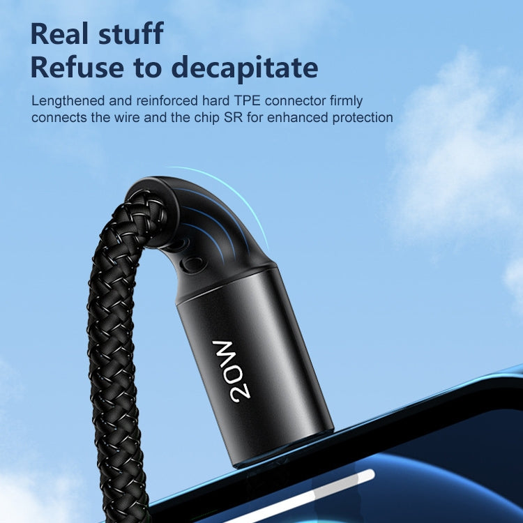 สายชาร์จพกพา REMAX RC-140i Thor Series PD 20W USB-C / Type-C เป็น 8 Pin พร้อมสายคล้อง ความยาวสาย 1.2 ม., USB-C / Type-C เป็น 8 Pin