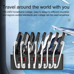 YFY-A55 สถานีชาร์จอัจฉริยะ 16 พอร์ต USB 150W พร้อมแท่นวางโทรศัพท์และแท็บเล็ต, ปลั๊ก US, YFY-A55
