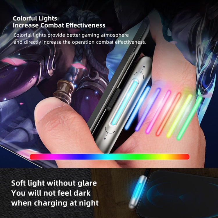สายชาร์จเกมมือถือ ROCK RCB0811 M3 20W USB-C/Type-C เป็น 8 Pin อัลลอยสังกะสี ชาร์จเร็ว ความยาว 1 ม., Type-C เป็น 8 Pin (1m)