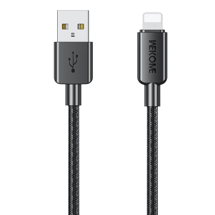WEKOME WDC-03 สายข้อมูลถัก Tidal Energy Series 2.4A USB เป็น 8 Pin ความยาว 1 เมตร USB เป็น 8 Pin