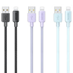 WEKOME WDC-03 สายข้อมูลถัก Tidal Energy Series 2.4A USB เป็น 8 Pin ความยาว 1 เมตร USB เป็น 8 Pin