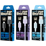 WEKOME WDC-03 สายข้อมูลถัก Tidal Energy Series 2.4A USB เป็น 8 Pin ความยาว 1 เมตร USB เป็น 8 Pin