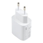 T087 ที่ชาร์จเดินทางชาร์จเร็ว 20W USB-C / Type-C + USB พอร์ต ปลั๊ก EU, ปลั๊ก EU