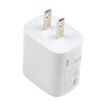 U087 ที่ชาร์จเดินทางชาร์จเร็ว 20W USB-C / Type-C + USB พอร์ต ปลั๊ก US, ปลั๊ก US