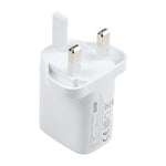 E087 ที่ชาร์จเดินทางชาร์จเร็ว 20W USB-C / Type-C + USB พอร์ต ปลั๊ก UK, ปลั๊ก UK