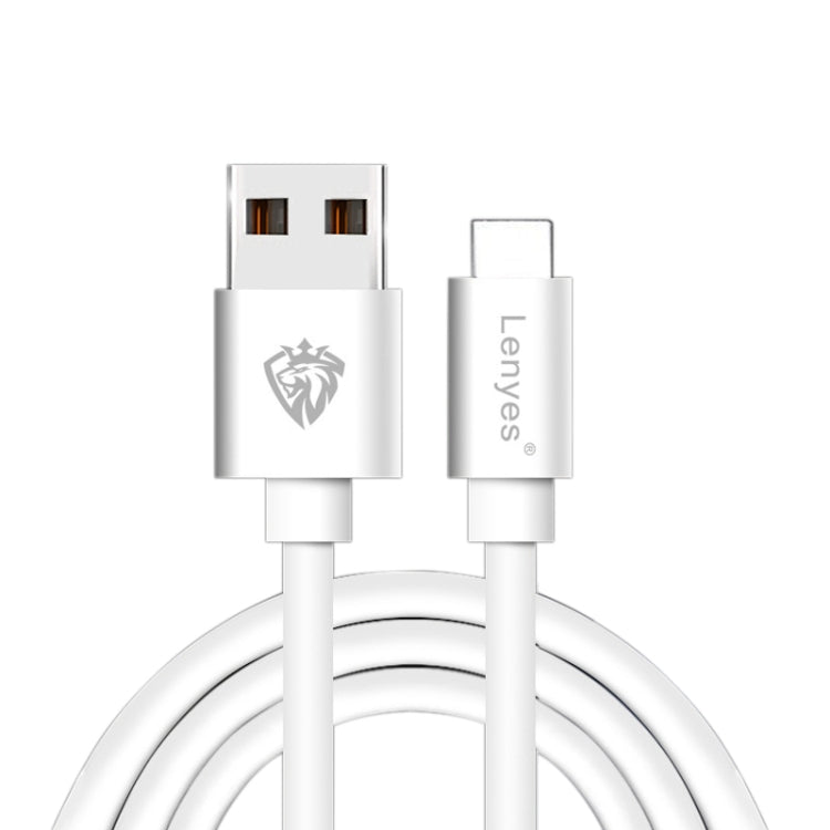 สายชาร์จข้อมูล Lenyes LC701 USB เป็น 8 Pin PVC 1.5m 2.4A ชาร์จเร็ว, 8 Pin 1.5m