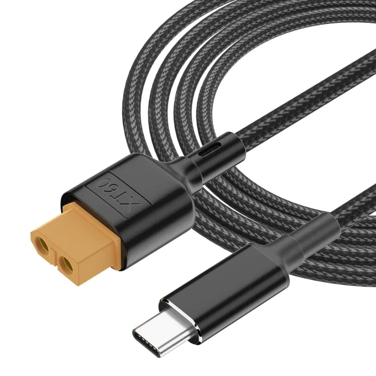 สายข้อมูล USB-C / Type-C เป็น XT60, ความยาว: 50 ซม., 50 ซม.