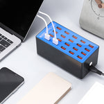 แท่นชาร์จ USB อัจฉริยะมัลติฟังก์ชัน 20 In 1 100W, A5+