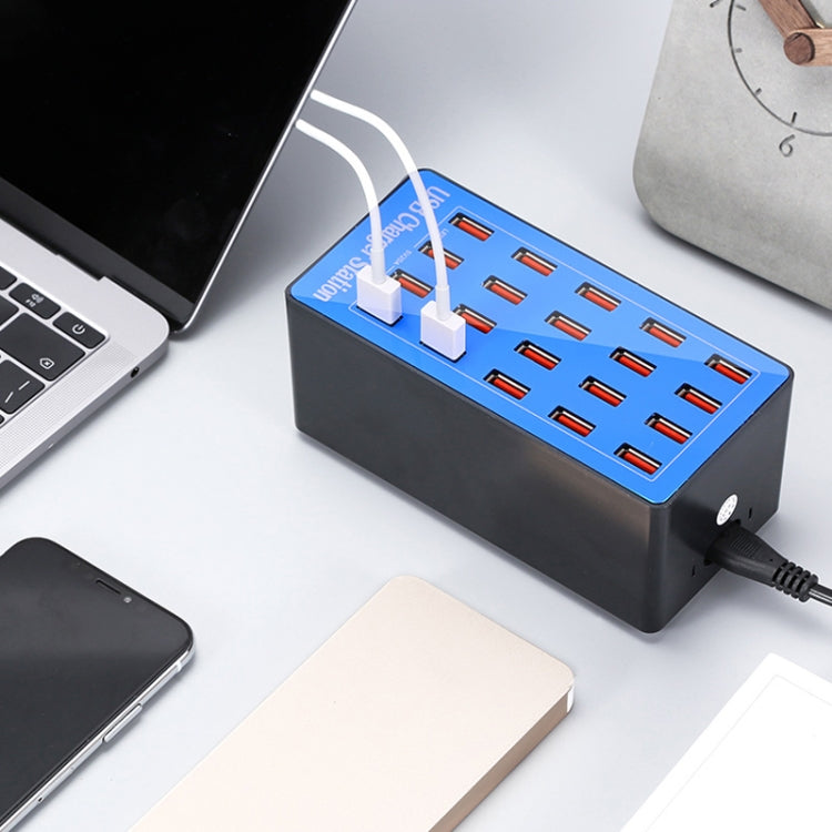 แท่นชาร์จ USB อัจฉริยะมัลติฟังก์ชัน 20 In 1 100W, A5+