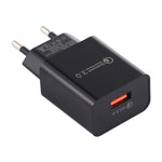LZ-706 ที่ชาร์จเดินทาง QC3.0 พอร์ต USB เดี่ยว ปลั๊ก EU