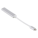 อะแดปเตอร์อ่านกล้อง 3 in 1 8 Pin ชายเป็น 2 x USB 3.0 + 8 Pin หญิง รุ่น S-206