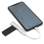 อะแดปเตอร์อ่านกล้อง 3 in 1 8 Pin ชายเป็น 2 x USB 3.0 + 8 Pin หญิง รุ่น S-206