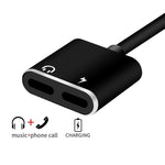 สายอะแดปเตอร์ชาร์จและเสียง ENKAY Hat-prince HC-15 8 Pin + แจ็ค 3.5 มม. เป็น 8 Pin รองรับ iOS 15.0 ขึ้นไป