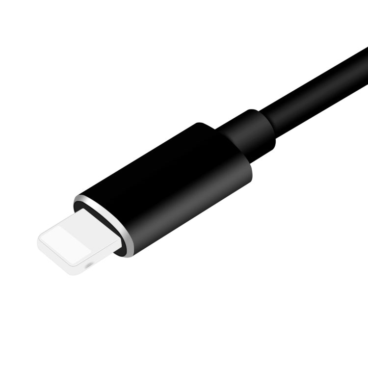 สายอะแดปเตอร์ชาร์จและเสียง ENKAY Hat-prince HC-15 8 Pin + แจ็ค 3.5 มม. เป็น 8 Pin รองรับ iOS 15.0 ขึ้นไป