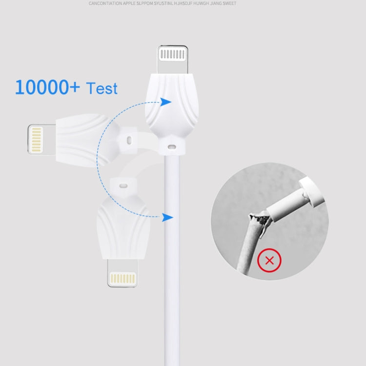 สายชาร์จและส่งข้อมูลอลูมิเนียมอัลลอย awei CL-63 2.5A 8 พิน ความยาว 1 เมตร