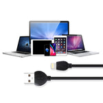 สายชาร์จและส่งข้อมูลอลูมิเนียมอัลลอย awei CL-63 2.5A 8 พิน ความยาว 1 เมตร