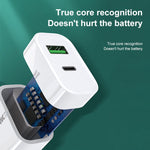 WK WP-U53 QC3.0 Charger 20W USB Type-C Maxspeed PD Fast Charger