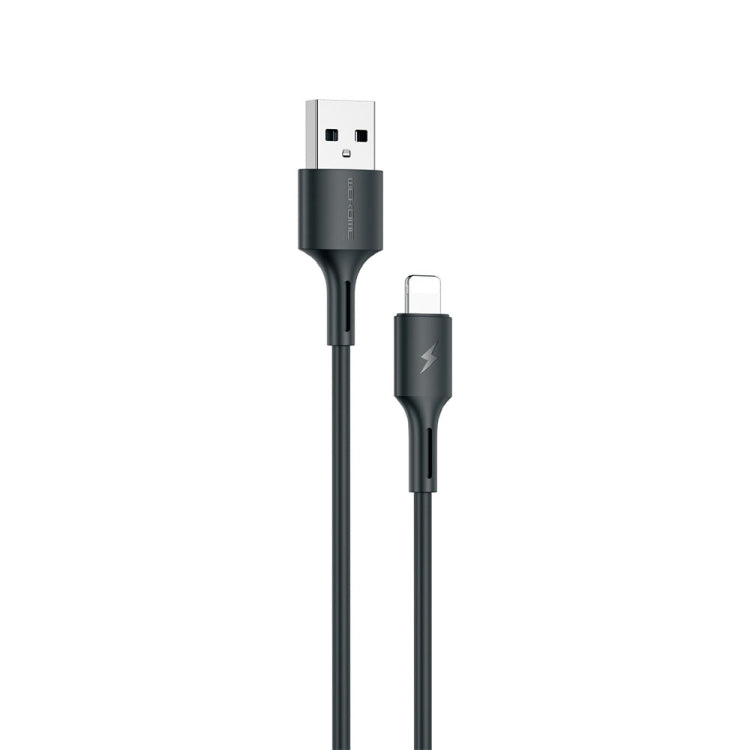 สายชาร์จข้อมูล WK WDC-136 USB เป็น 8 พิน 3A ชาร์จเร็ว USB เป็น 8 พิน (สีดำ), USB เป็น 8 พิน (สีขาว)