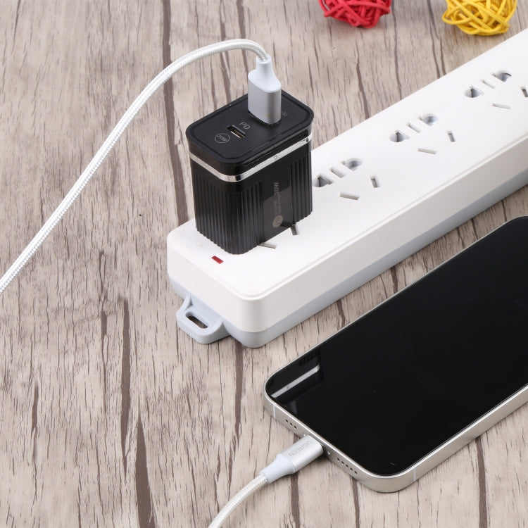 ที่ชาร์จเร็ว USB 20W PD + QC3.0 รุ่น 46-A2C2, ปลั๊กสหรัฐอเมริกา