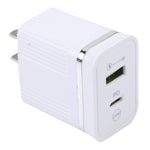 ที่ชาร์จเร็ว USB 20W PD + QC3.0 รุ่น 46-A2C2, ปลั๊กสหรัฐอเมริกา