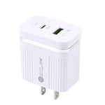 ที่ชาร์จเร็ว USB 20W PD + QC3.0 รุ่น 46-A2C2, ปลั๊กสหรัฐอเมริกา