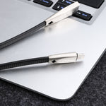 สายชาร์จและซิงค์ข้อมูล AWEI CL-95 USB เป็น 8 Pin แบบพกพา ชาร์จเร็ว TPE + อลูมิเนียมอัลลอยด์ 2A ความยาว 1 เมตร