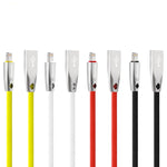 สายชาร์จและซิงค์ข้อมูล AWEI CL-95 USB เป็น 8 Pin แบบพกพา ชาร์จเร็ว TPE + อลูมิเนียมอัลลอยด์ 2A ความยาว 1 เมตร