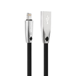 สายชาร์จและซิงค์ข้อมูล AWEI CL-95 USB เป็น 8 Pin แบบพกพา ชาร์จเร็ว TPE + อลูมิเนียมอัลลอยด์ 2A ความยาว 1 เมตร