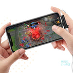 อะแดปเตอร์ชาร์จและเสียง 2 in 1 รูปหัวลูกบอล 8 Pin + 3.5 มม. เป็น 8 Pin ตัวผู้