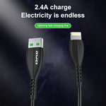สายชาร์จ USB เป็น 8 พิน awei CL-115L 1 เมตร 2.4A