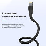 สายชาร์จ USB เป็น 8 พิน awei CL-115L 1 เมตร 2.4A