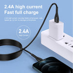 สายชาร์จ USB เป็น 8 พิน awei CL-115L 1 เมตร 2.4A