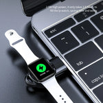 เครื่องชาร์จแม่เหล็กไร้สายแบบพกพา K02 Universal สำหรับ Apple Watch Series 6 / 5 / SE / 4 / 3 / 2 / 1