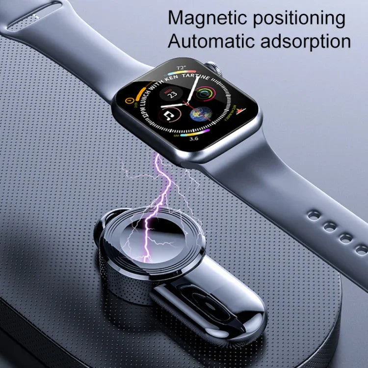 เครื่องชาร์จแม่เหล็กไร้สายแบบพกพา K02 Universal สำหรับ Apple Watch Series 6 / 5 / SE / 4 / 3 / 2 / 1