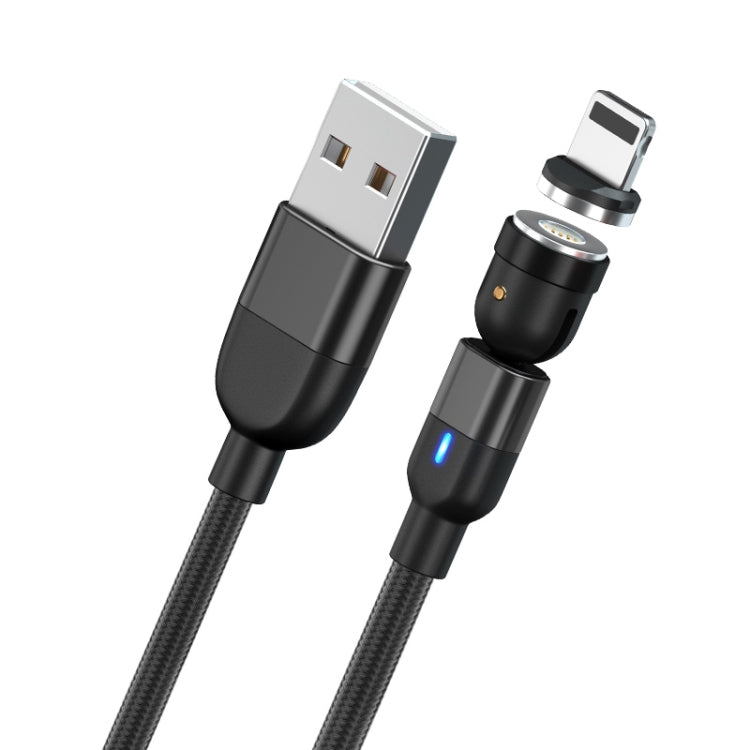สายข้อมูลแม่เหล็กหมุนได้ 540 องศา USB เป็น 8 Pin ความยาว 2 เมตร 3A Output