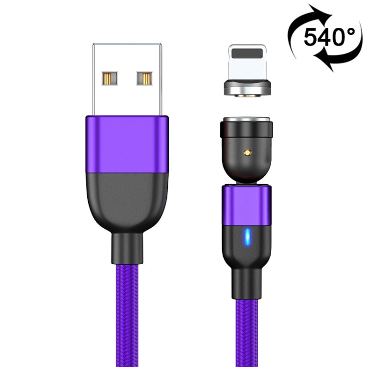 สายข้อมูลแม่เหล็กหมุนได้ 540 องศา USB เป็น 8 Pin ความยาว 2 เมตร 3A Output