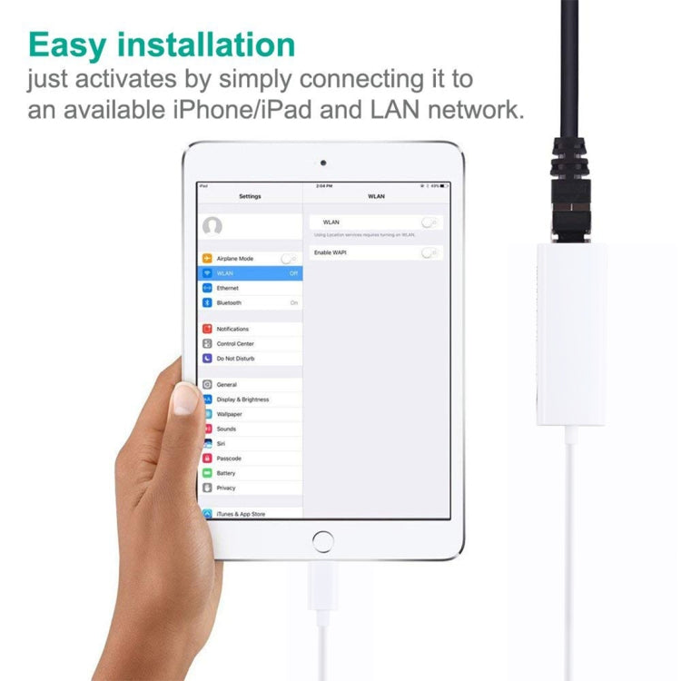 สายอะแดปเตอร์ QTS-LAN8152B 1 เมตร 8 พิน เป็น RJ45 อีเธอร์เน็ต LAN