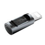 อะแดปเตอร์แปลงเสียง ROCK 2.1A พกพา USB-C/Type-C เป็น 8 Pin สำหรับหูฟัง