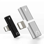 อะแดปเตอร์หูฟังแปลงเสียง 2 in 1 8 Pin 5V 1A สำหรับฟังและโทร รุ่น IP8P3681B, IP8P3681S
