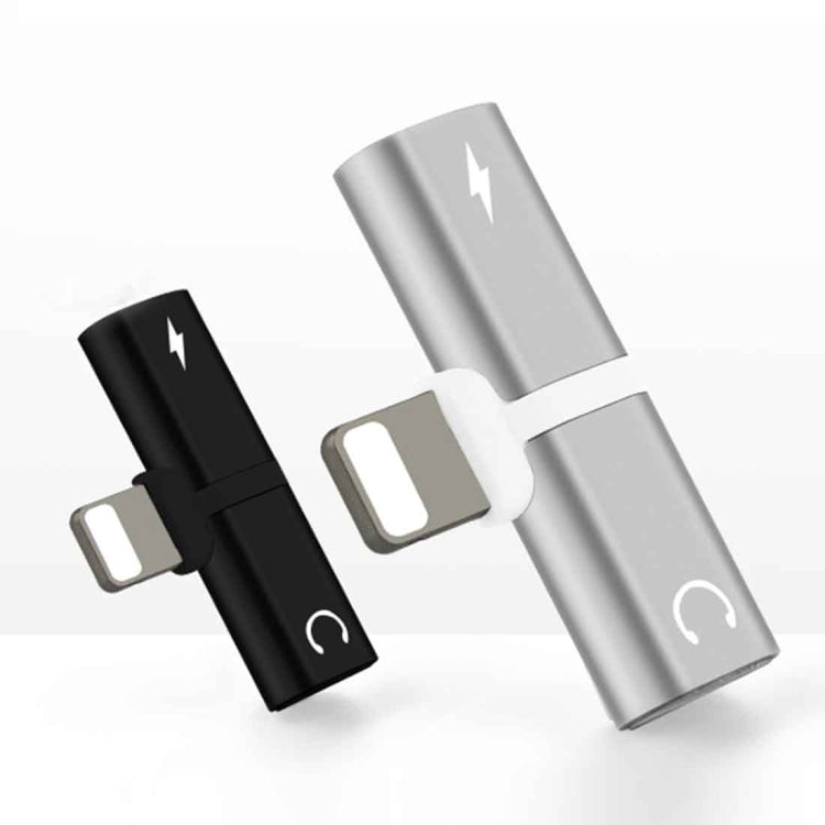 อะแดปเตอร์หูฟังแปลงเสียง 2 in 1 8 Pin 5V 1A สำหรับฟังและโทร รุ่น IP8P3681B, IP8P3681S