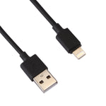 สำหรับ iPhone 5V 2.1A ชาร์จ USB อัจฉริยะพร้อมสายชาร์จ USB 1 เมตรเป็น 8 พิน ปลั๊ก EU