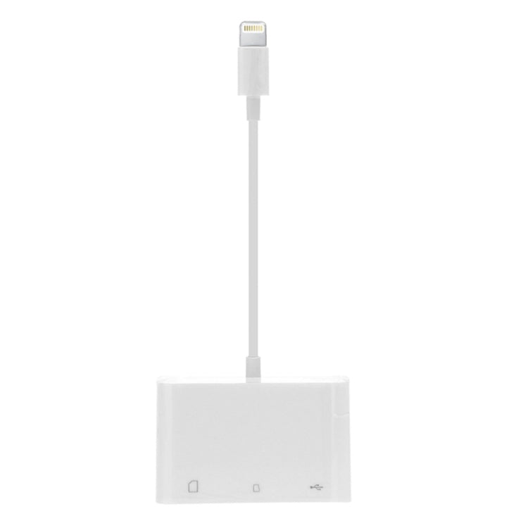 อะแดปเตอร์อ่านการ์ดกล้อง NK-1081 8 พิน เป็น SD + TF + USB Port