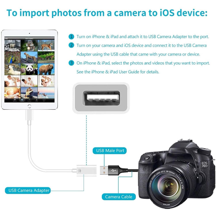 อะแดปเตอร์กล้อง 8 พิน เป็น USB Port เดี่ยว