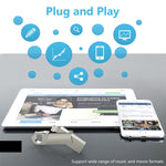 แฟลชไดรฟ์พวงกุญแจ 2 in 1 USB 2.0 & 8 พิน 32GB รุ่น RQW-10F