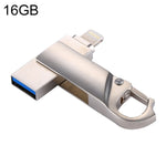 แฟลชไดรฟ์พวงกุญแจ 2 in 1 USB 2.0 & 8 พิน 16GB รุ่น RQW-10F