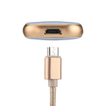 แฟลชไดรฟ์มัลติฟังก์ชัน RQW-18S 8 Pin 128GB พร้อมสาย USB / Micro USB เป็น Micro USB, RQW-18S สีทอง