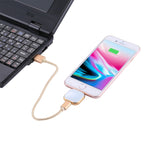 แฟลชไดรฟ์มัลติฟังก์ชัน RQW-18S 8 Pin 128GB พร้อมสาย USB / Micro USB เป็น Micro USB, RQW-18S สีทอง