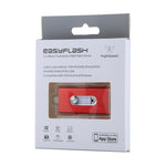 แฟลชไดรฟ์ 3 in 1 USB 2.0 & 8 Pin & Micro USB 64GB รุ่น RQW-02 สีแดง