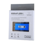 แฟลชไดรฟ์ 3 in 1 USB 2.0 & 8 Pin & Micro USB 128GB รุ่น RQW-02 สีน้ำเงิน